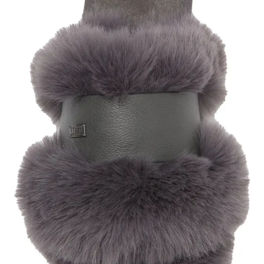 Australia Luxe Collective Slides Muchas in Gray Size 9 #134 - Picture 3 of 7